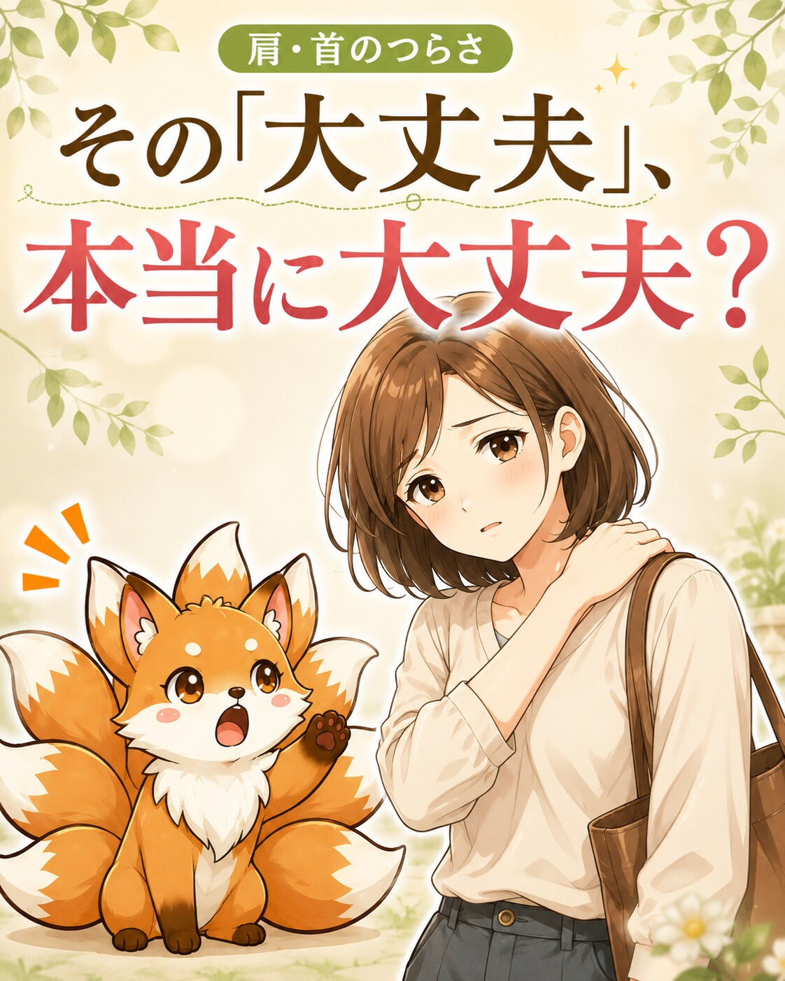 「肩こりは、もう仕方ない…」と我慢していませんか？